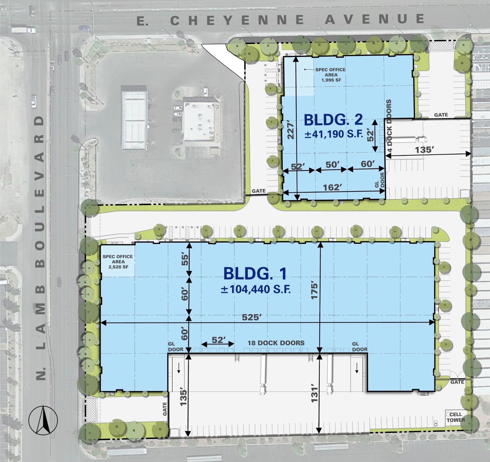 Rockefeller Cheyenne Industrial Park Brochure - site plan